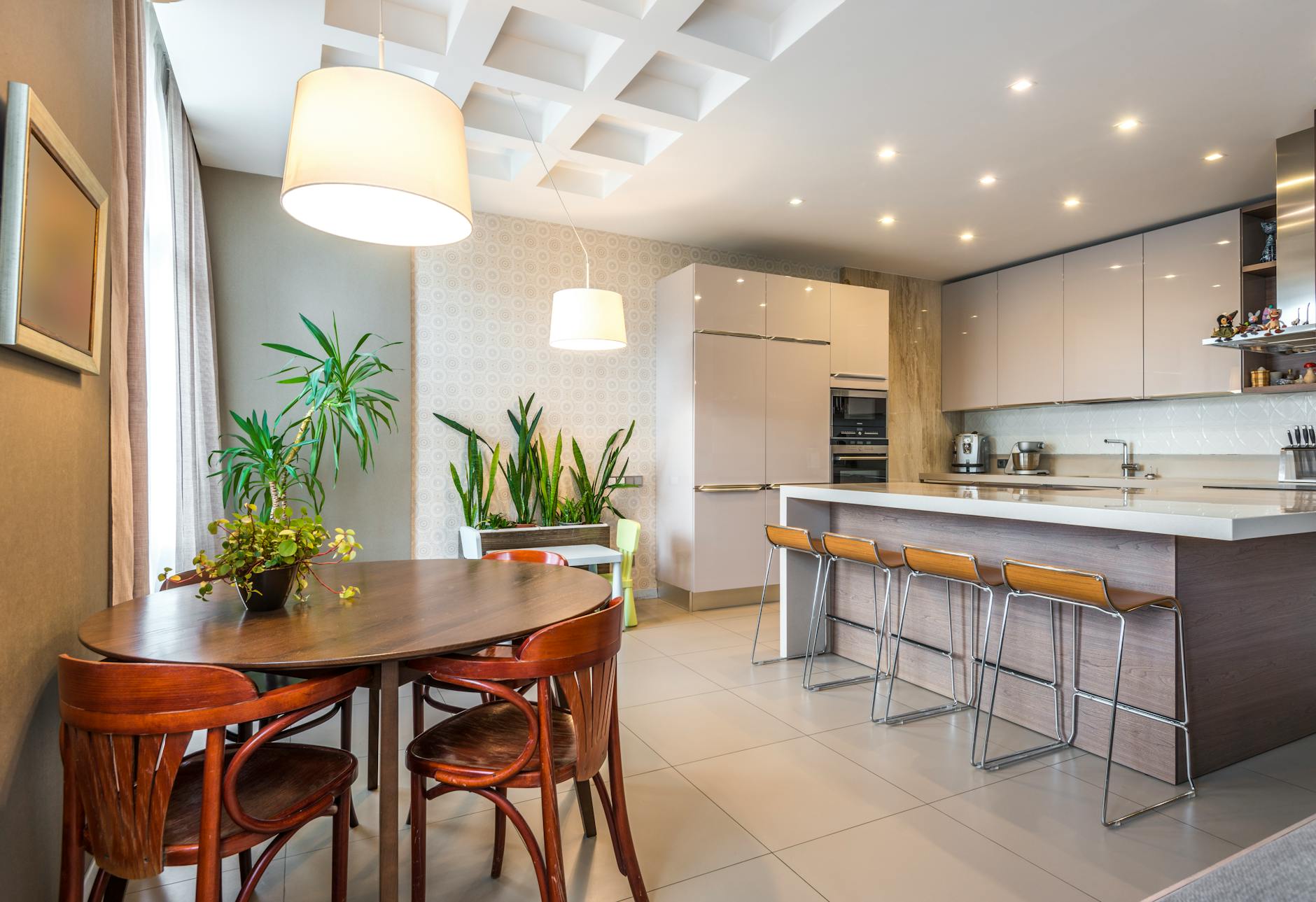 greenery in home design with natural elements