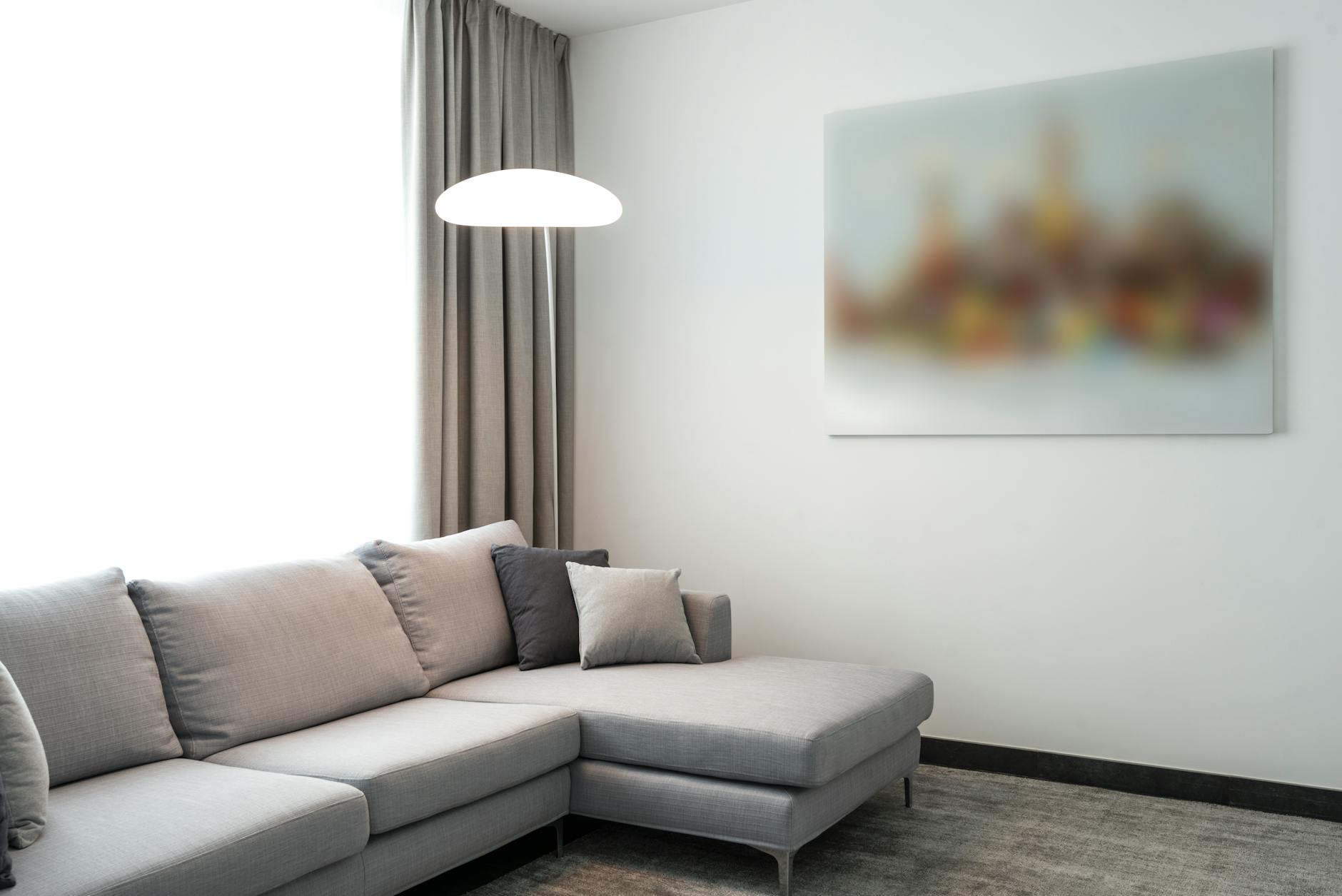 elegant neutral living room decor with soft colors