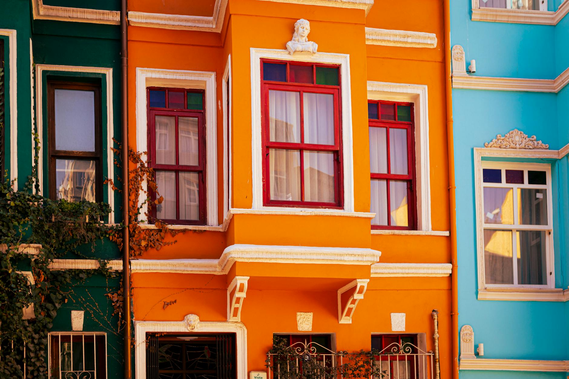colorful buildings with rich history