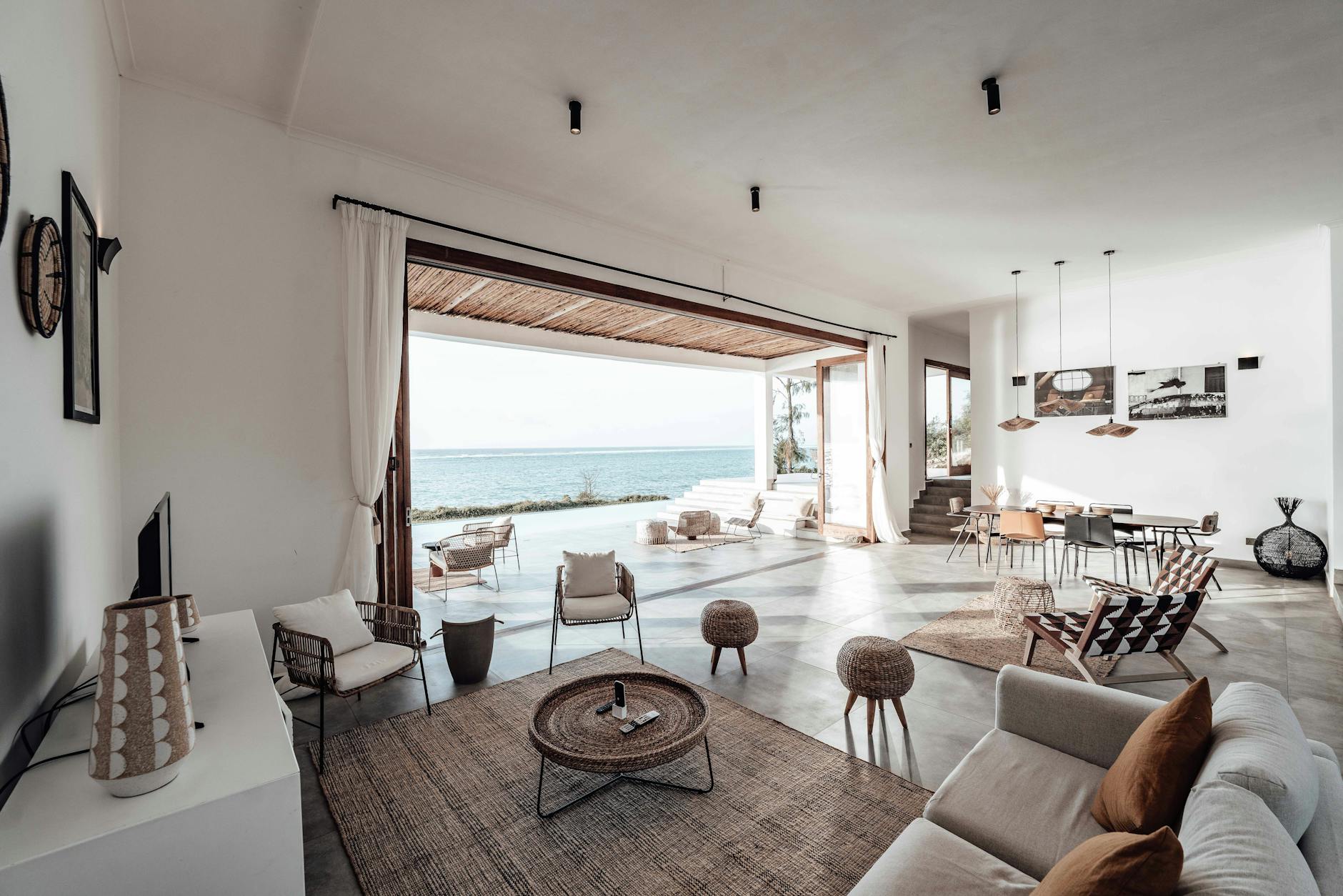 indoor outdoor connection in open concept living