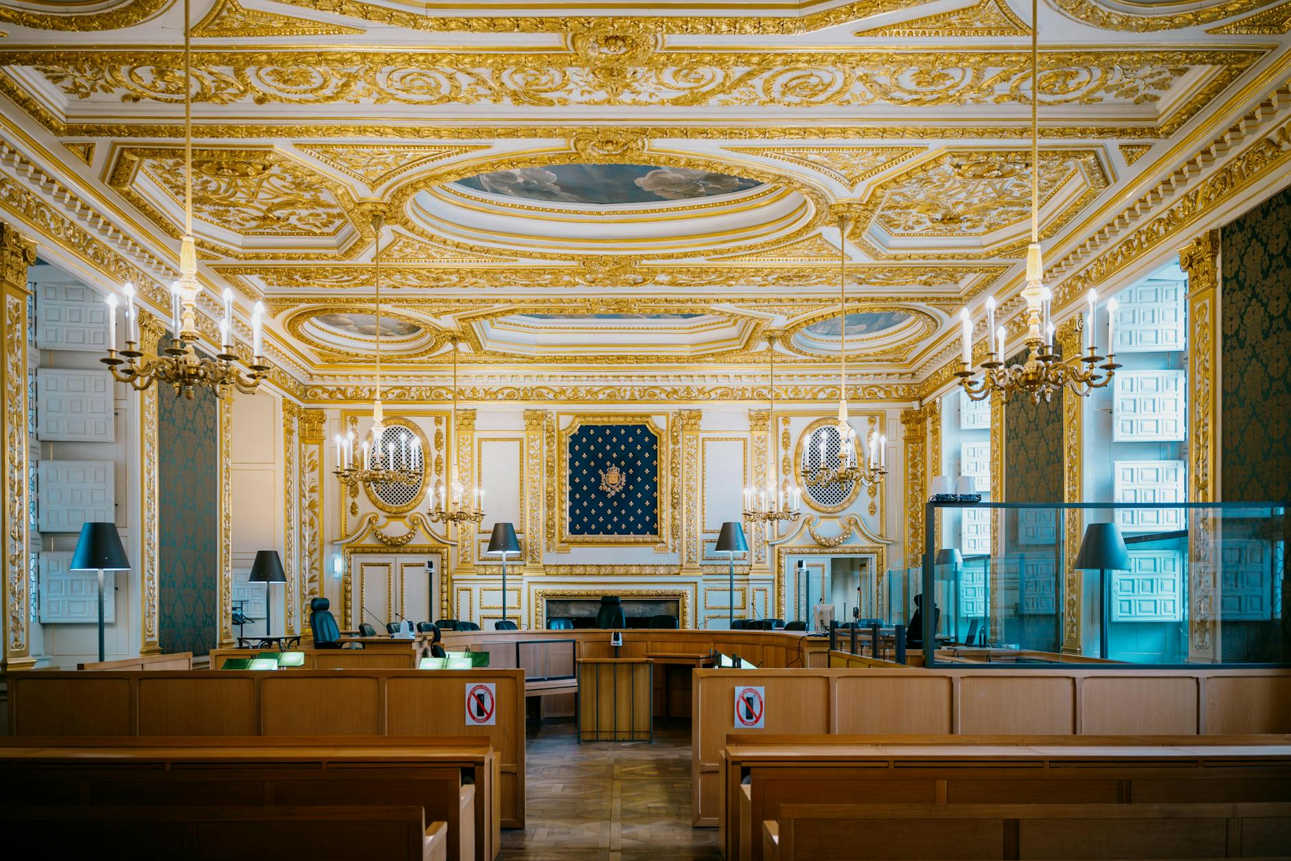 Old Courthouse interior, historic courtroom, legal history