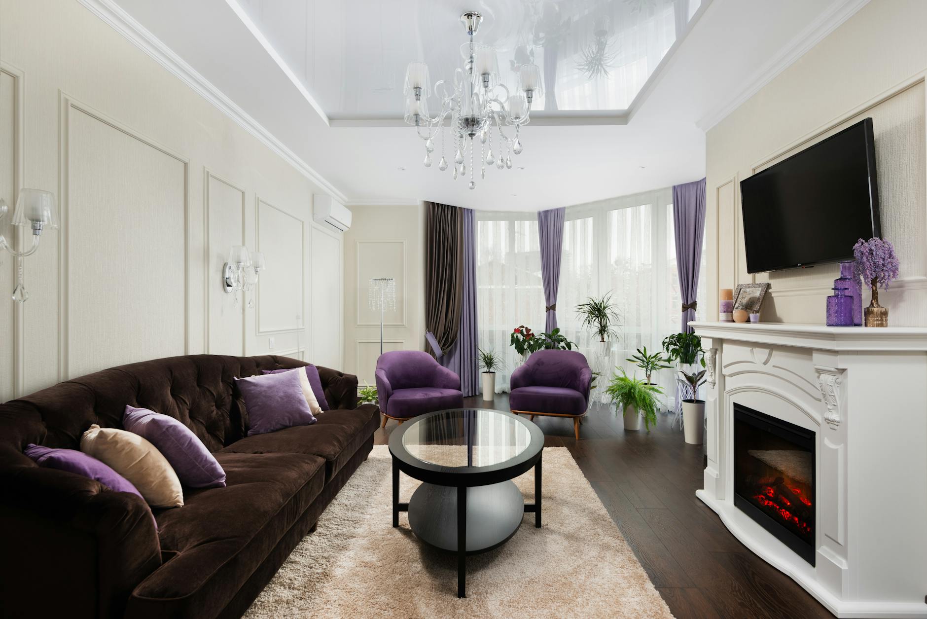 comfortable and stylish interior design living room