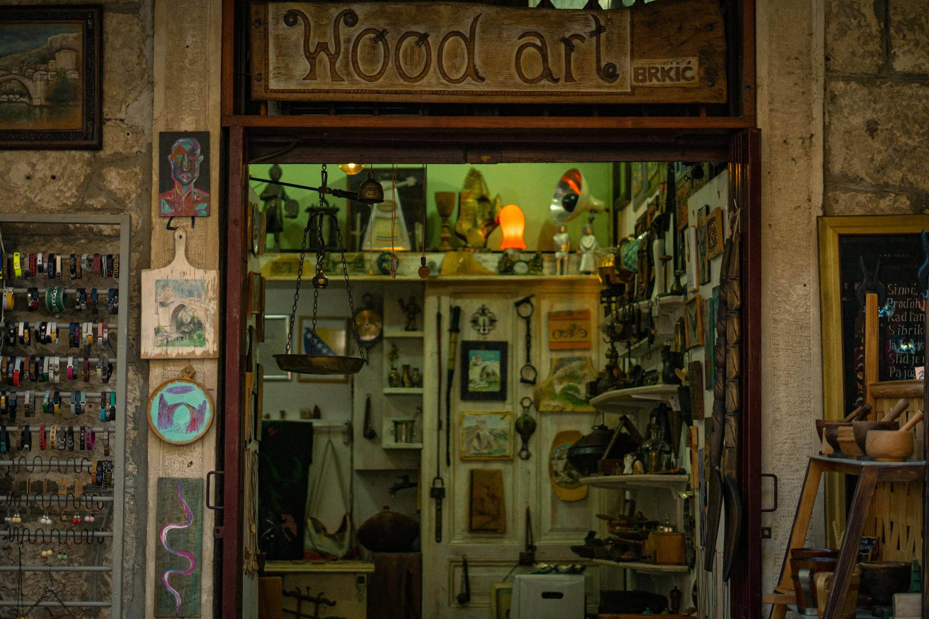 handcrafted goods, local artisans, unique shops