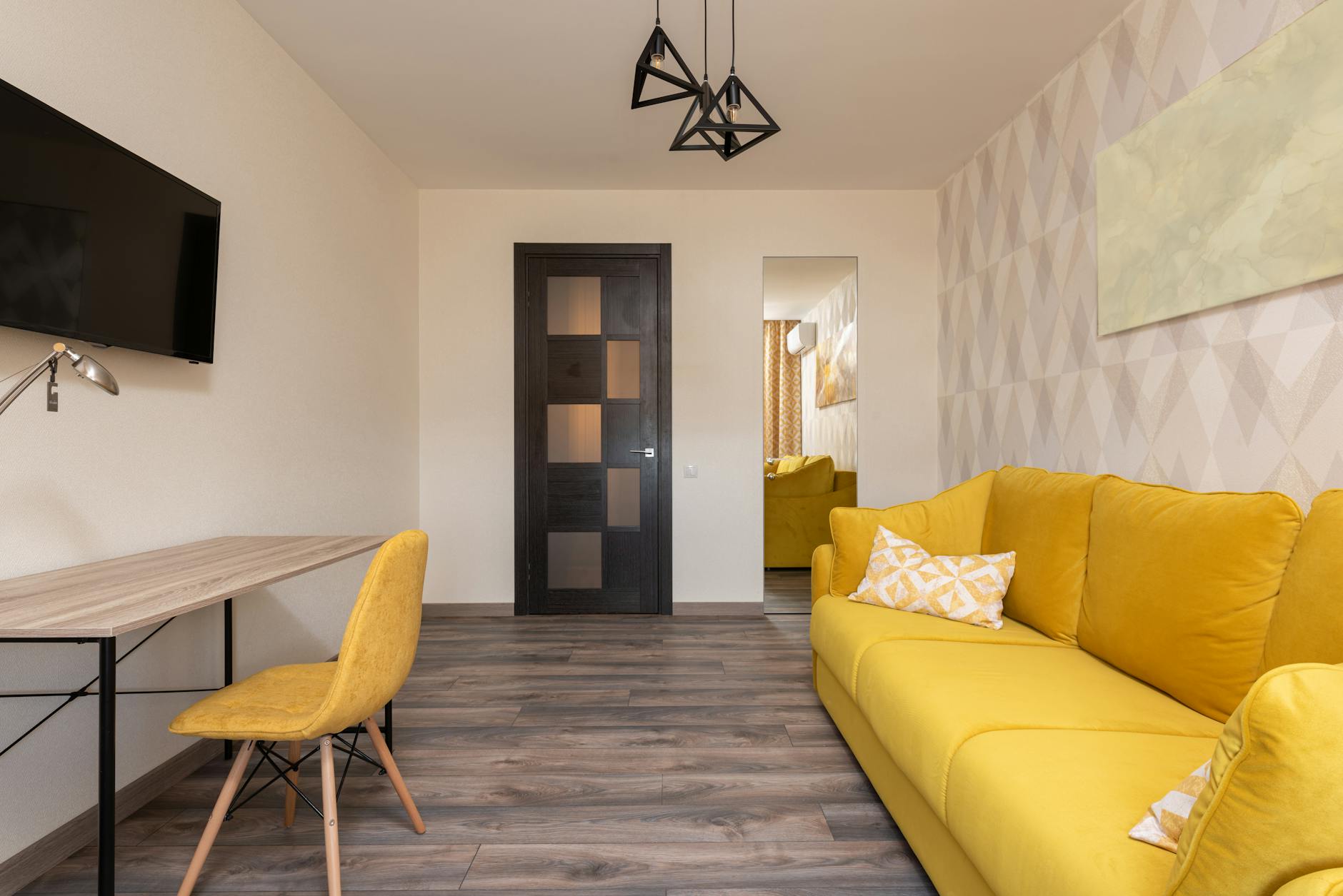 color palette for cozy living room with warm hues