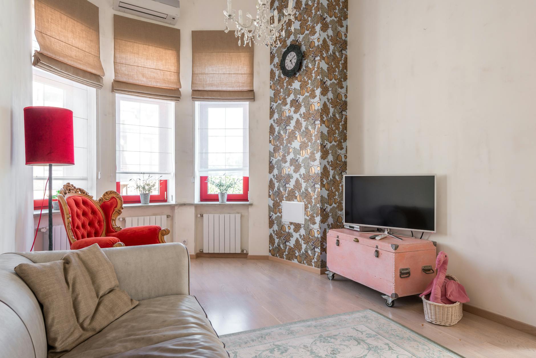 vintage modern living room decor