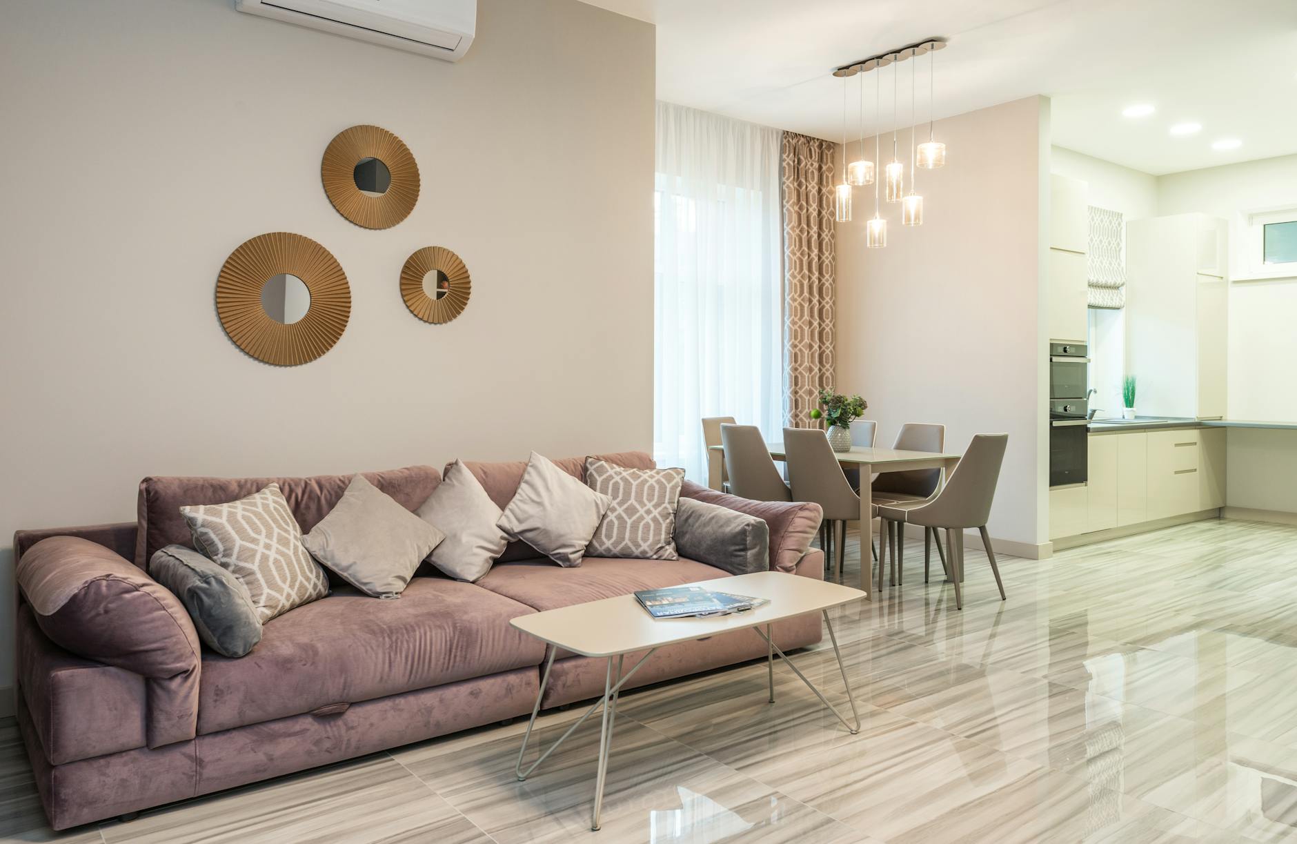 luxury living room furnishings