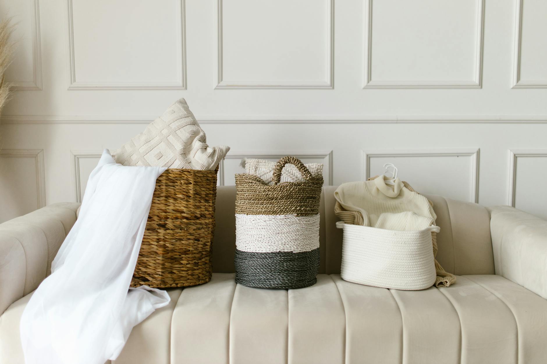 decorative storage solutions for small spaces
