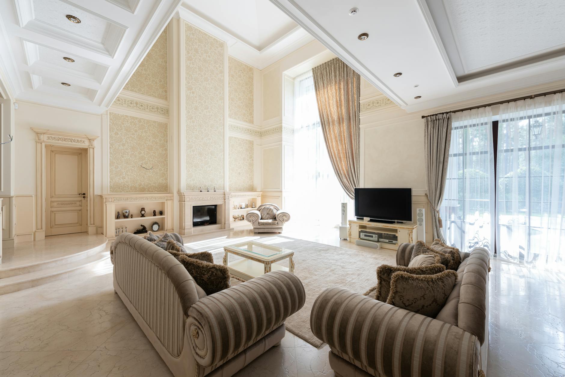 luxurious modern interior design living room