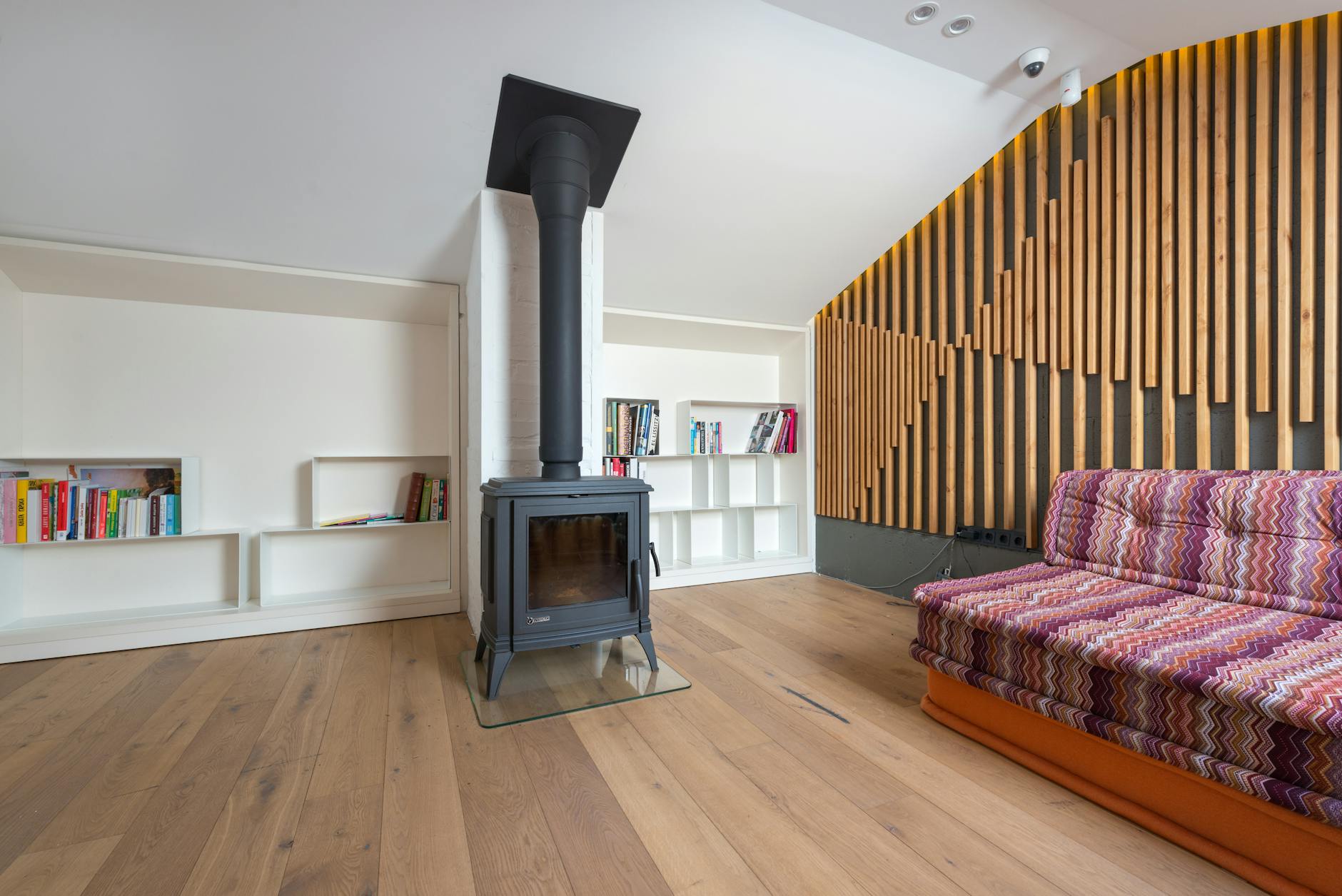 cozy wooden interior design living room