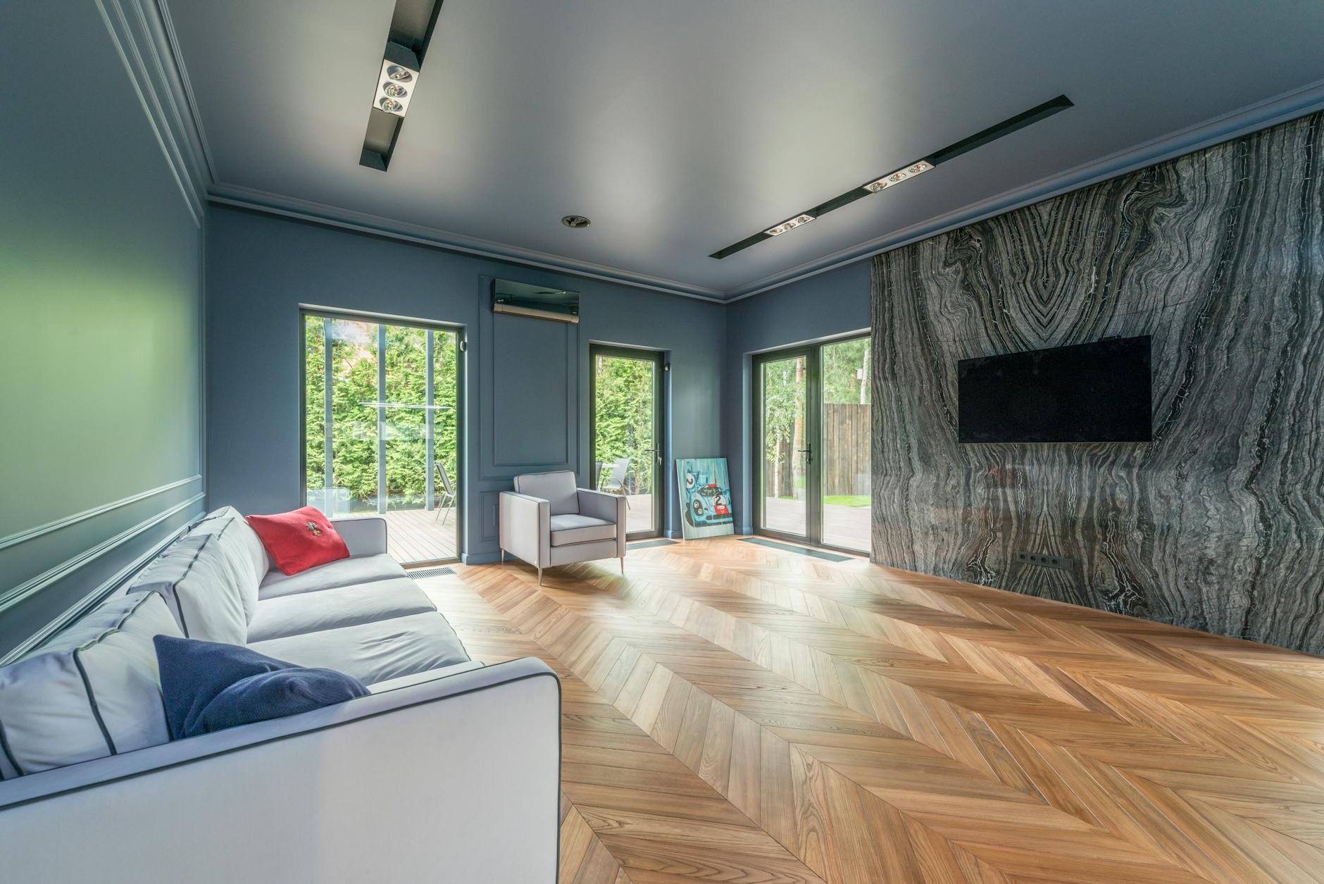 luxury minimalism interior design living room