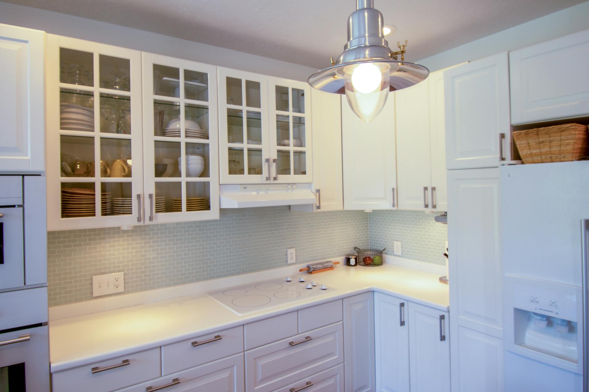 organized small kitchen with storage solutions