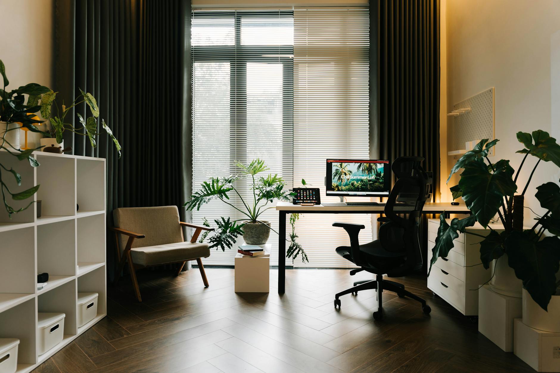 bright room with plants and natural light