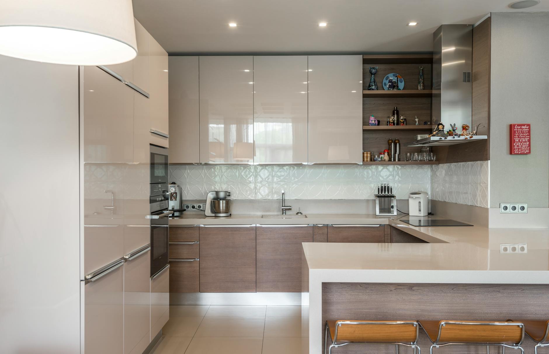 arranged cozy interior layout