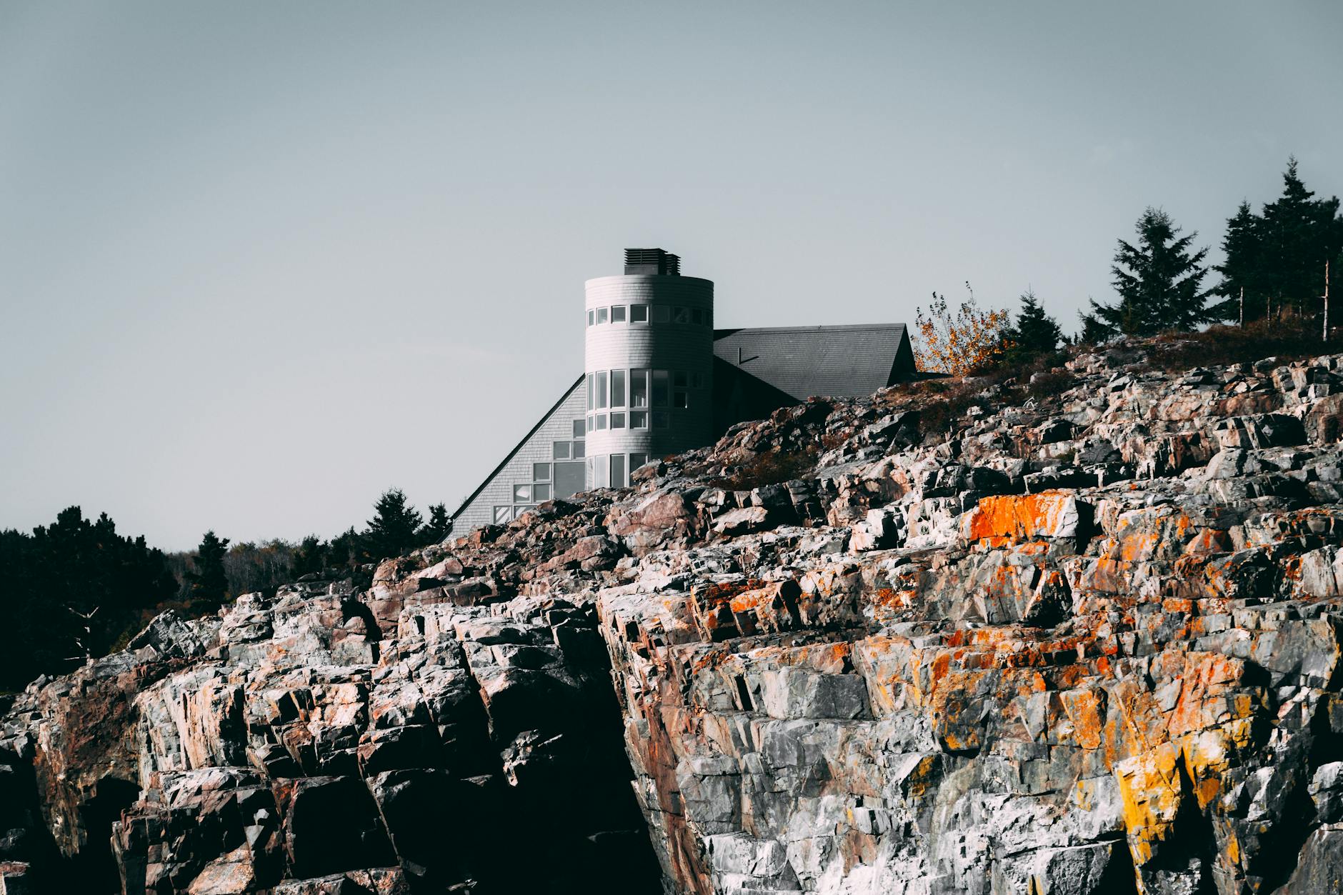 scenic view from rock house