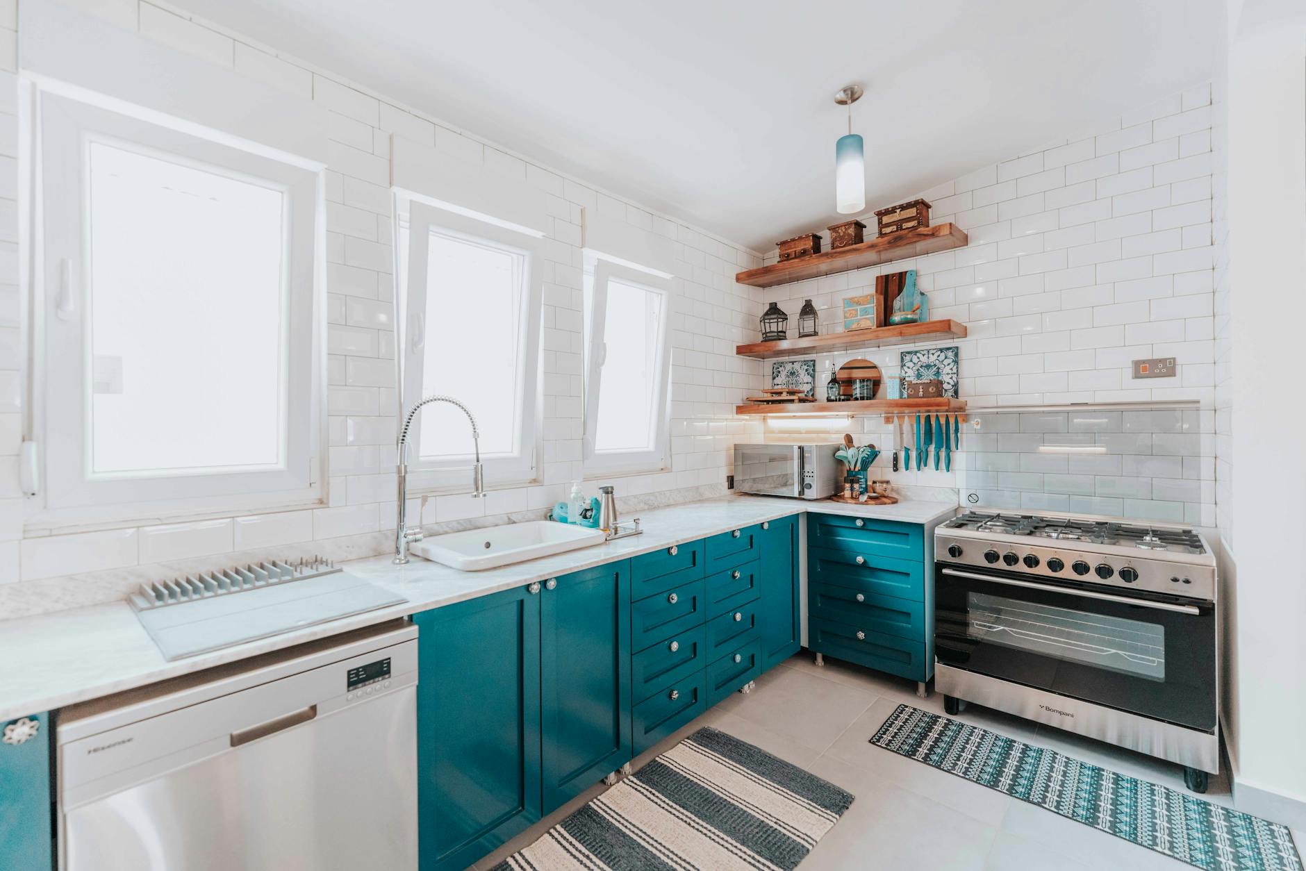 organized kitchen interior