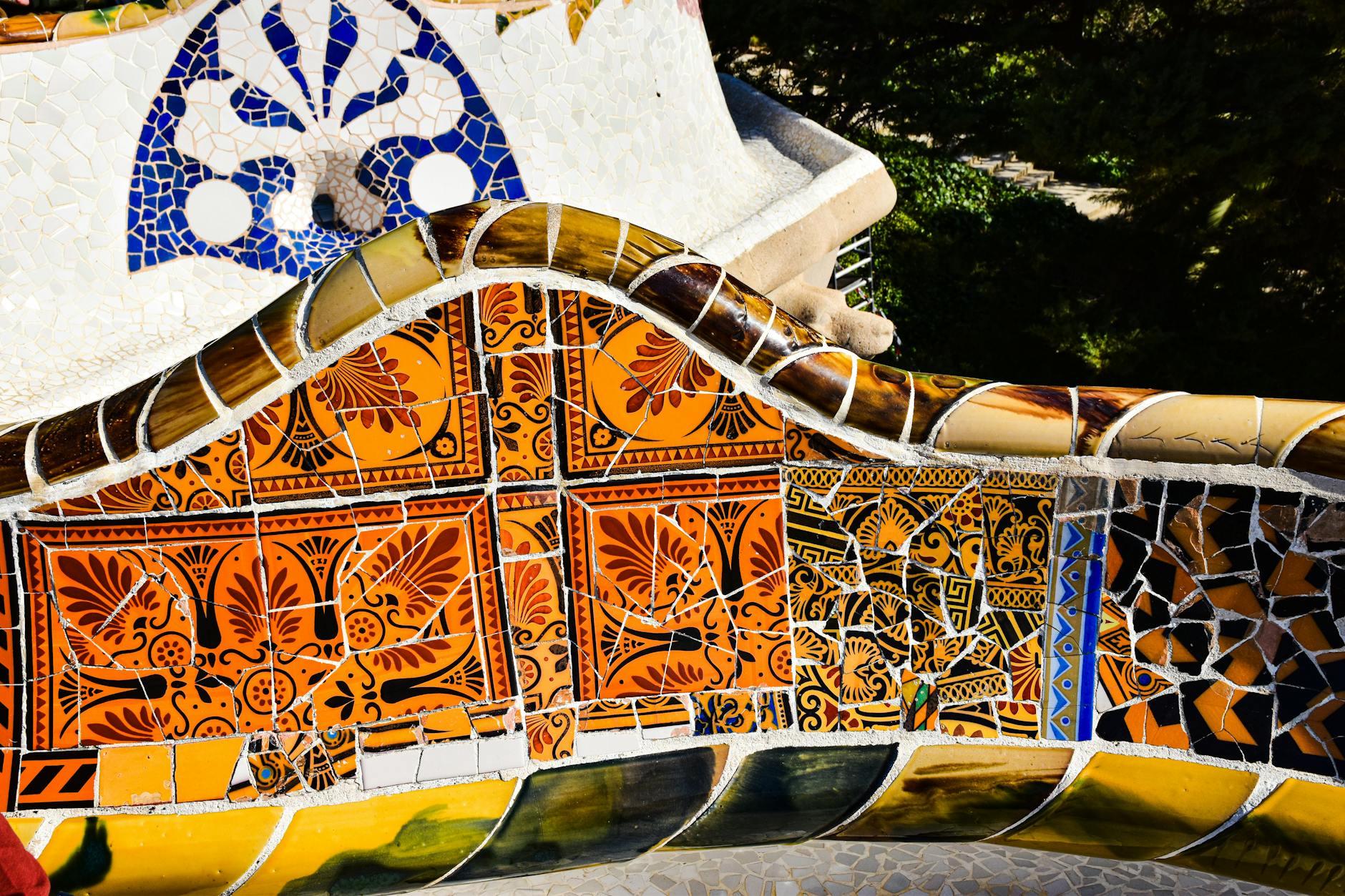 Park Guell vibrant public space design Barcelona