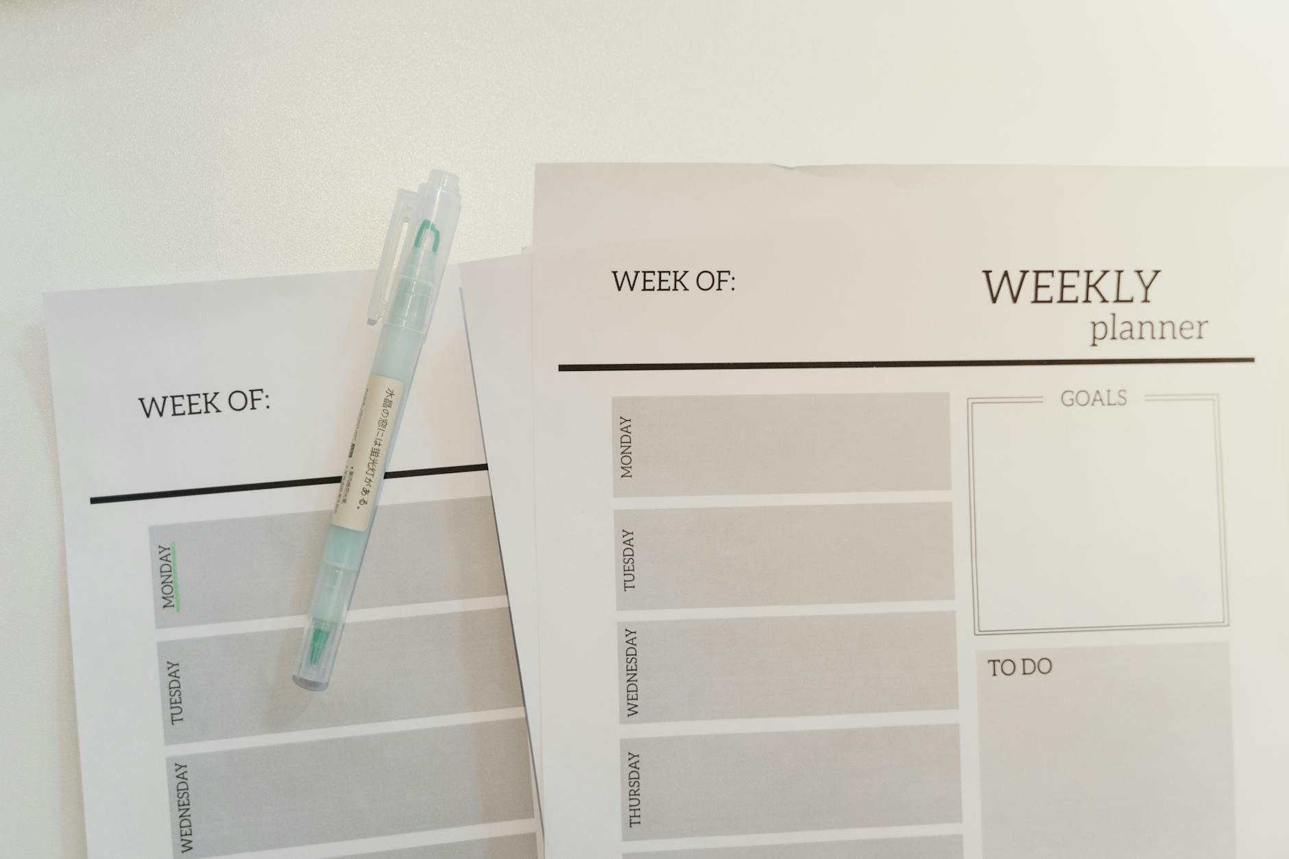 cleaning schedule planner