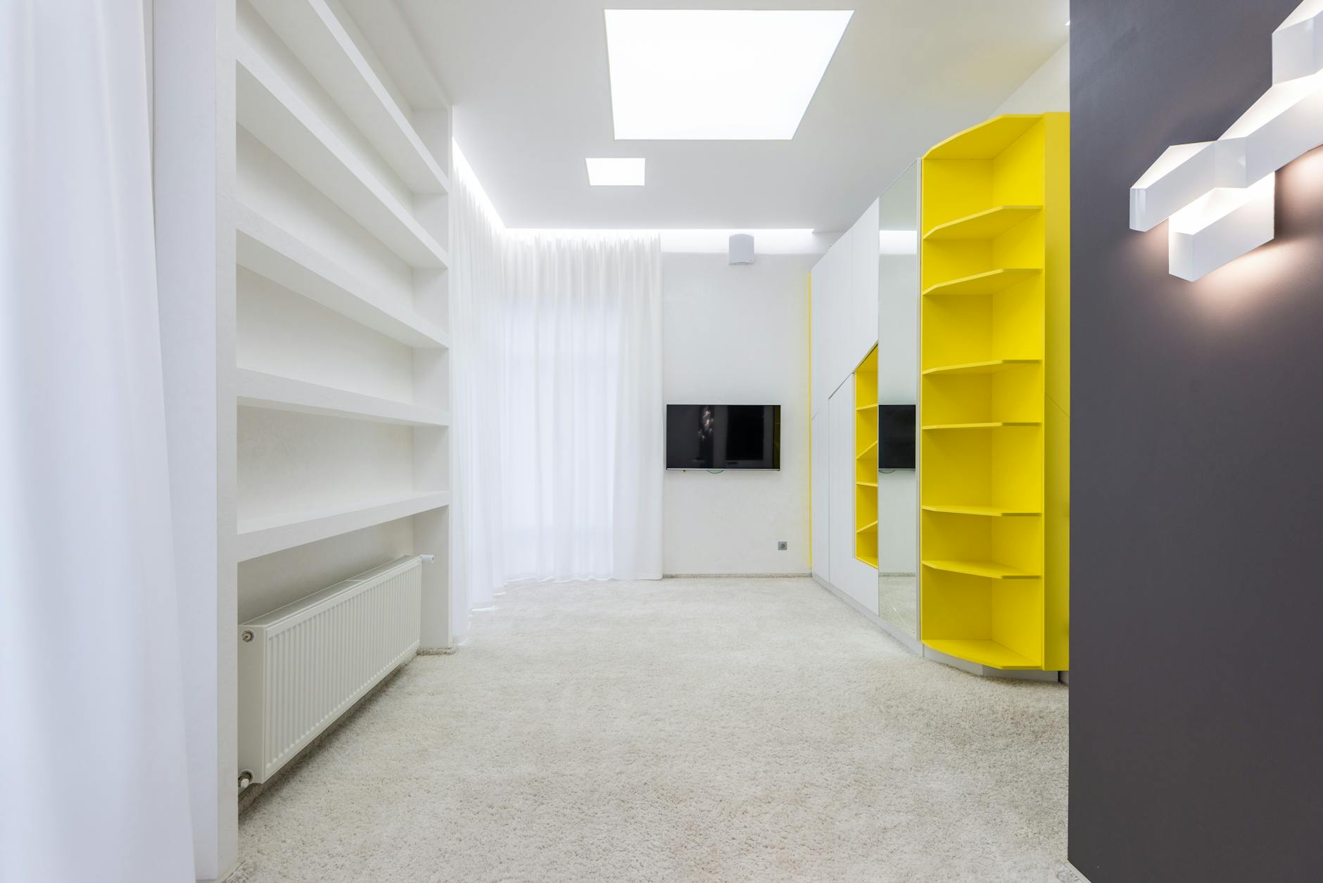 stylish wall-mounted shelves