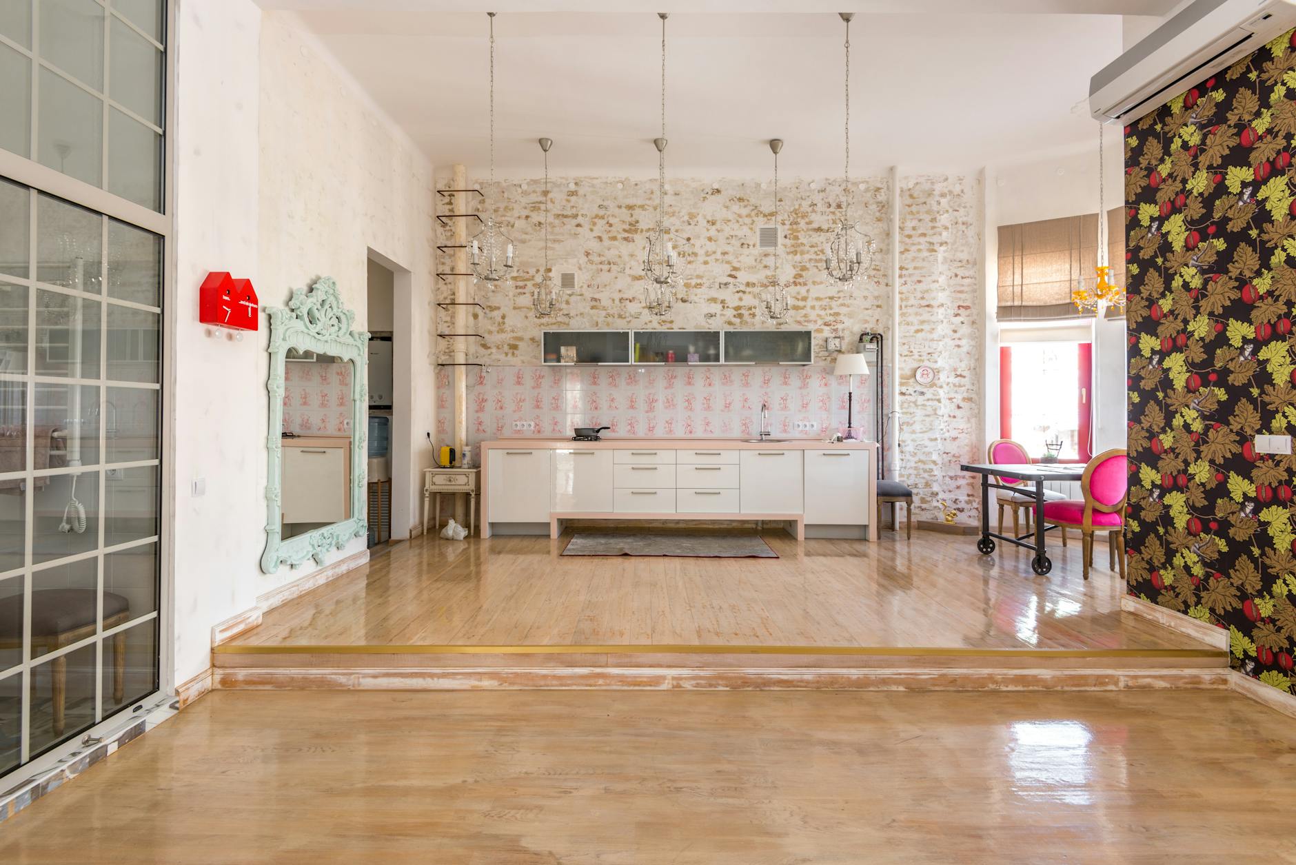 urban loft interior open space design