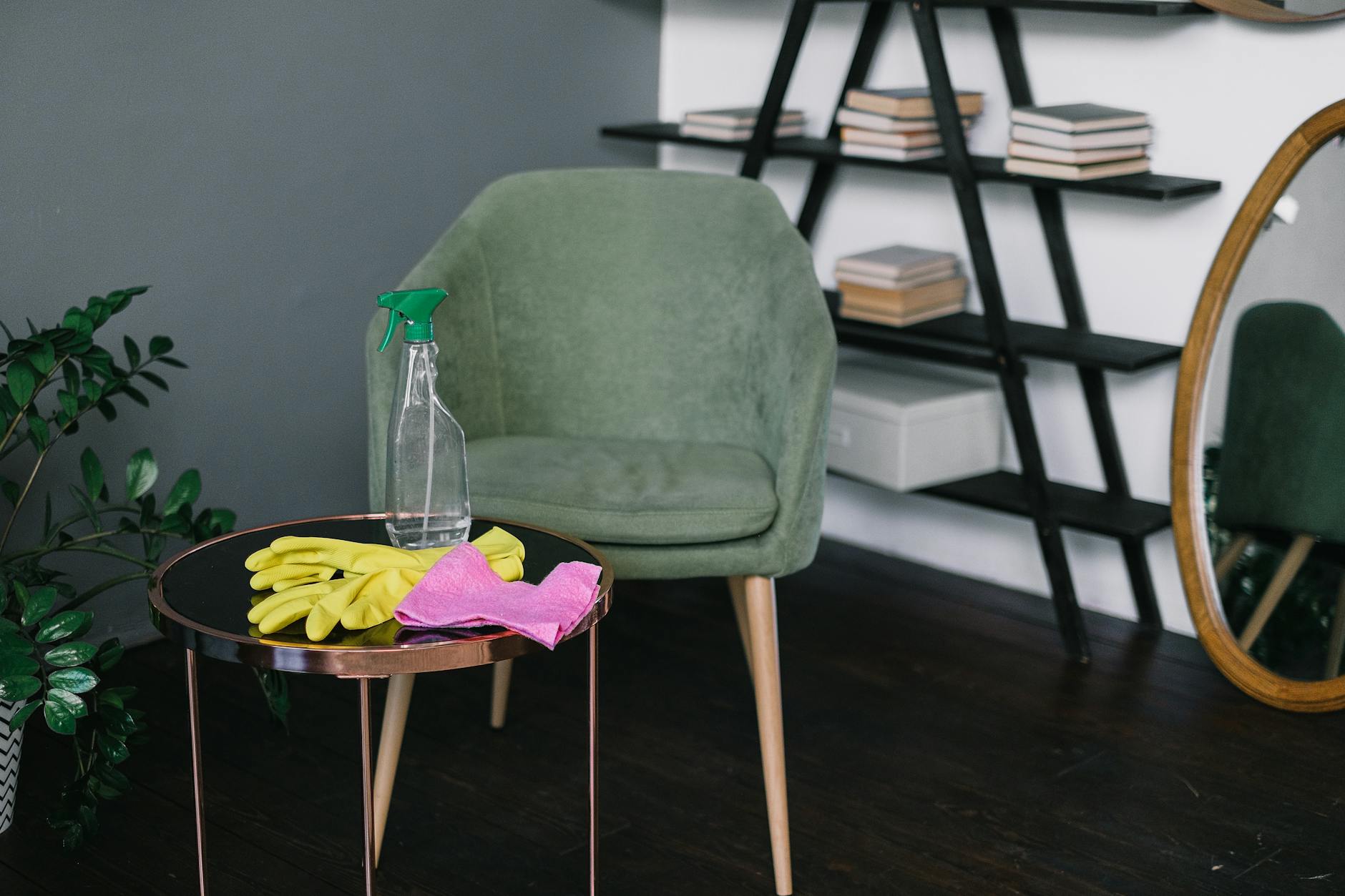 cleaning supplies organization
