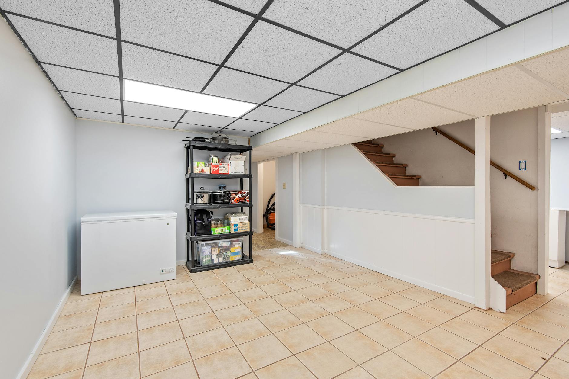 hidden storage under staircase